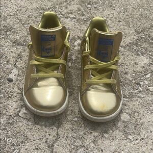 Adidas Kids Gold Sneakers